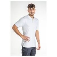 Tricou polo slim Bărbaţi alb