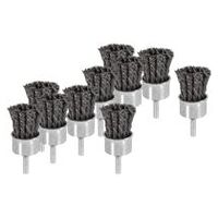 Voordeelverpakking 10 stuks penseelborstel met gedraaide draad, staaldraad