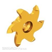 simmill VX Plaquette de coupe pour fraisage, Fraisage métrique de filetages ISO, Profil partiel, P=1,5-2,5 mm, A partir de la taille de filetage M33