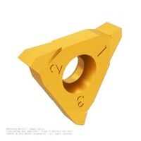 simmill MX Wendeschneidplatte, Fräsen von Sicherungsringnuten, Nennbreite=1,3 mm, w=1,44 mm, R=0 mm