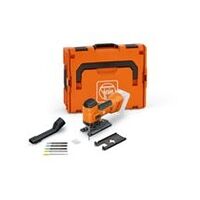 Scie alternative sans fil pour métal et bois, course de 26 mm,F-IRON Jig 26 AS,Scie sauteuse puissante et polyvalente pour le métal et le bois pour des coupes précises et courbes, également en hauteur.