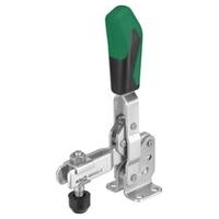 Senkrechtspanner mit grünem Handgriff