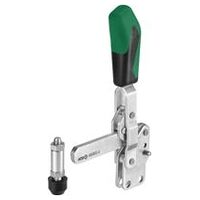 Senkrechtspanner mit grünem Handgriff