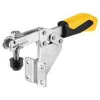 Horizontal clamp with yellow handle