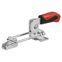 Horizontal clamping fixture with red handle