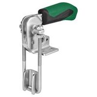 Locking clamp vertical with green handle