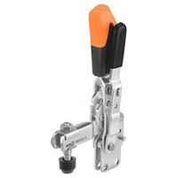 Senkrechtspanner mit orangefarbenem Handgriff und Sicherheitsverriegelung