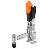 Senkrechtspanner mit orangefarbenem Handgriff und Sicherheitsverriegelung