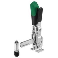 Senkrechtspanner mit grünem Handgriff und Sicherheitsverriegelung