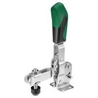 Senkrechtspanner mit grünem Handgriff