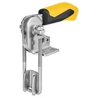 vertical toggle clamp with yellow handle