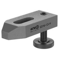 Strammestang affaset, med justerbar støtteskrue