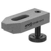 Spændestang trådt ned, med justerbar støtteskrue