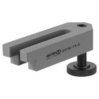 Spændestang trådt ned, med justerbar støtteskrue