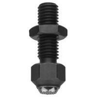 Pressure screw with ball