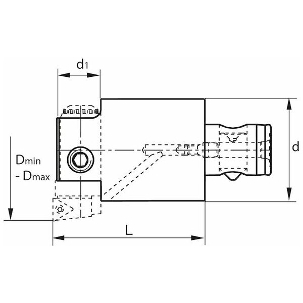 KOMET® micro-adjustable drilling head B301
