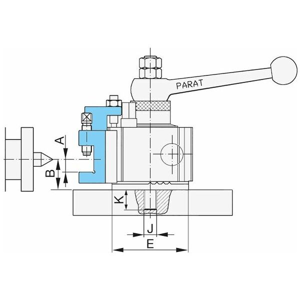 WDR quick-change holder external machining 1/12