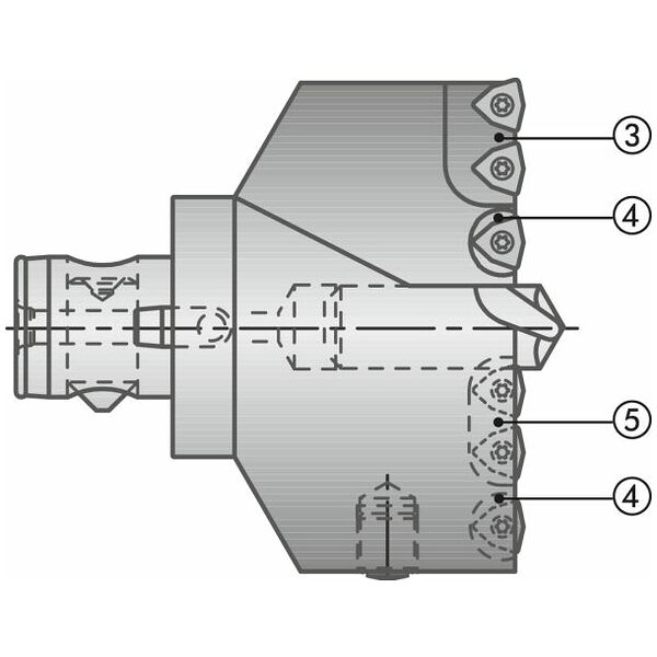 Indexable insert cartridge, V464 (Fig. No. 4) 85