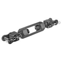 Turnbuckle including pre-assembled locking links