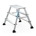 Pedana di lavoro XL Step, accessibile da entrambi i lati, Numero di gradini inclusa piattaforma: 2X3