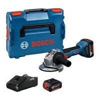Akku-Winkelschleifer GWS 18V-8, 2 x Akku GBA 18V 5.0Ah, L-BOXX 136