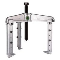 3-ramenný univerzálny sťahovák s nastaviteľnými sťahovacími hákmi Hĺbka upnutia, šírka upnutia do 520 mm, hĺbka upnutia od 450 mm do 450 mm