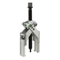 Dvouramenný stahovák se samosvornými, křížícími se nohami stahováku, šířka upnutí až 100 mm, hloubka upnutí 85 mm