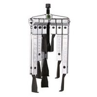 3-ramenný univerzálny sťahovák s úzkymi sťahovacími hákmi v súprave, šírka upnutia do 200 mm, hĺbka upnutia do 300 mm