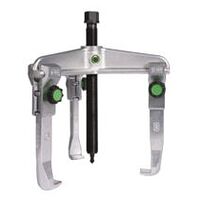 3-ramenný univerzálny sťahovák s rýchlo nastaviteľným sťahovacím hákom, upínacia šírka do 130 mm, upínacia hĺbka 100 mm