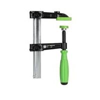 Forgácsolt öntöttvas csavaros szorító VIRIDIS 2K komfortfogantyúval, max. 120 mm szorítószélesség, 65 mm torokmélységgel