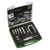 10-dielna súprava na vyťahovanie guľových ložísk s protikusom a klzným kladivom Ø 8-40 mm