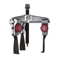 Univerzálny 3-ramenný sťahovák s extrémne úzkymi, rýchlo uvoľniteľnými čeľusťami. Háky sťahováka, šírka upnutia do 90 mm, hĺbka upnutia 100 mm.