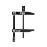 Parallèle-serre-joint à double guidage de broche, capacité de serrage jusqu'à 55 mm, 35 mm profondeur de serrage