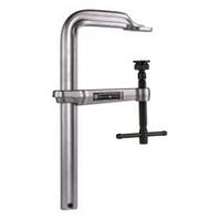 Ganzstahl-Stahlbauzwinge mit Knebelgriff, max. 300 mm Spannweite, 175 mm Ausladung