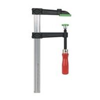 Temperguss-Schraubzwinge VIRIDIS mit Holzgriff, max. 120 mm Spannweite, 65 mm Ausladung