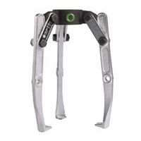 Extractor combinat cu 3 brațe cu cârlig de extragere pivotant Extractor cu cârlig de extragere pivotant, până la 250 mm lățime de strângere, 215 mm adâncime de strângere, fără cilindru hidraulic de presiune