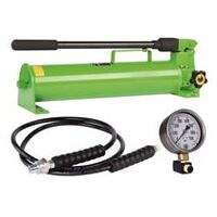 Handpumpe mit Schlauch, Manometer