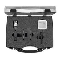 Support pour galets de roulage Tête pivotante, universel, Taille de queue: 16-25