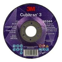 3M™ Cubitron™ 3 brúsny kotúč na rezanie a brúsenie, 95344, 36+, T27, 115 mm x 4,2 mm x 22,23 mm, SK, 10/balenie, 20 ks/kus