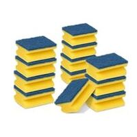 Scotch-Brite® Estropajo para fregar sin rayar delicado. 12 esponjas por paquete - Seguro para cristal y utensilios de cocina antiadherentes