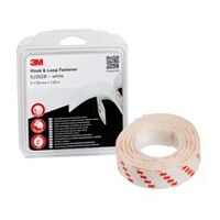 Sistema di fissaggio Hook and Loop 3M™ SJ352B, Bianco, 25 mm x 1.25 m, 4.4 mm, blister, IPC