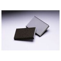 3M™ Schleifschwamm HI-FL, A/O Fine, Brown, 120 mm x 98 mm x 13 mm, 2-Sided