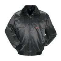 Winterjacke Piloten-Look schwarz