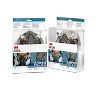 3M™ Kit de media máscara reutilizable, filtro A1P2 R, máscara mediana, 6212M