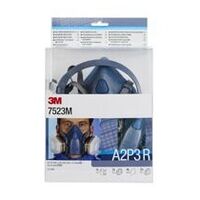 3M™ Kit de media máscara reutilizable, filtro A2P3 R, máscara mediana, 7523M