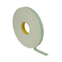 Nastro biadesivo in schiuma poliuretanica 3M™ 4026, Bianco, 25 mm x 33 m, 1.6 mm