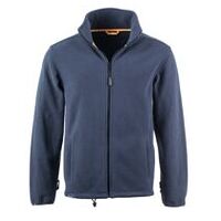 Microfleece-Jacke marineblau