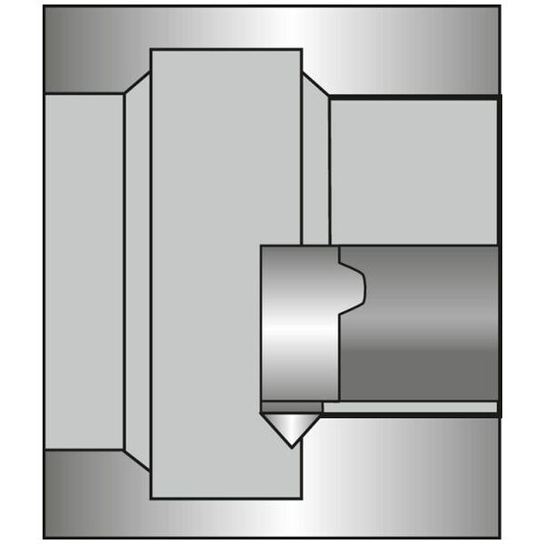 mini-Schneidplatte zum Anfasen innen rechts 8 mm