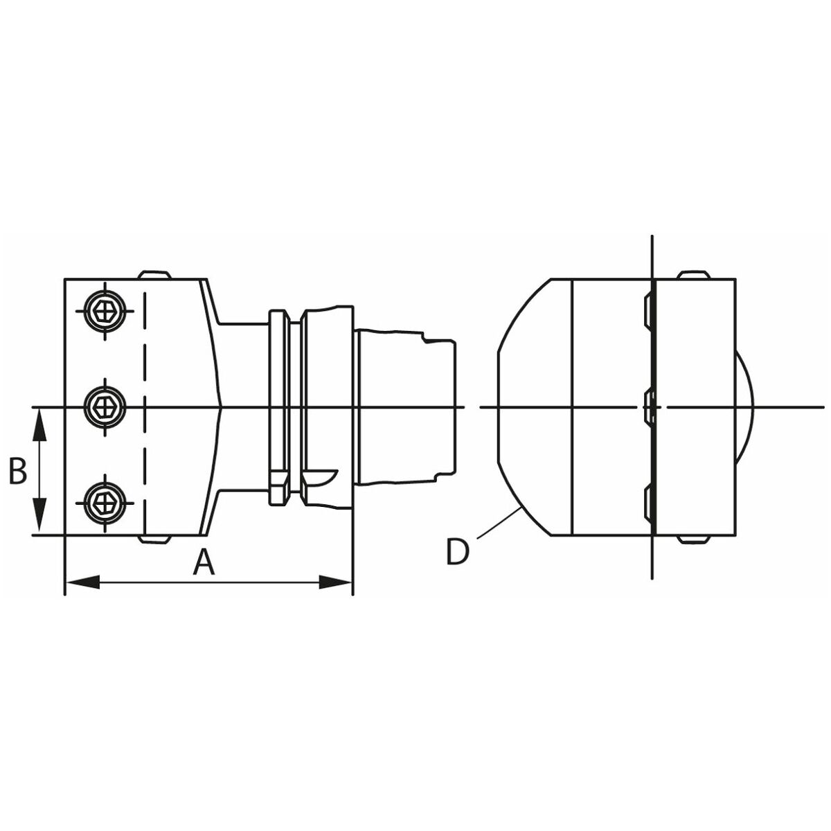 eco Werkzeughalter radial 25 mm