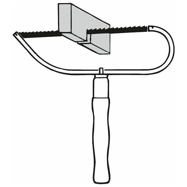 General purpose hacksaw “PUK” with general-purpose blade (310) Adjustable handle